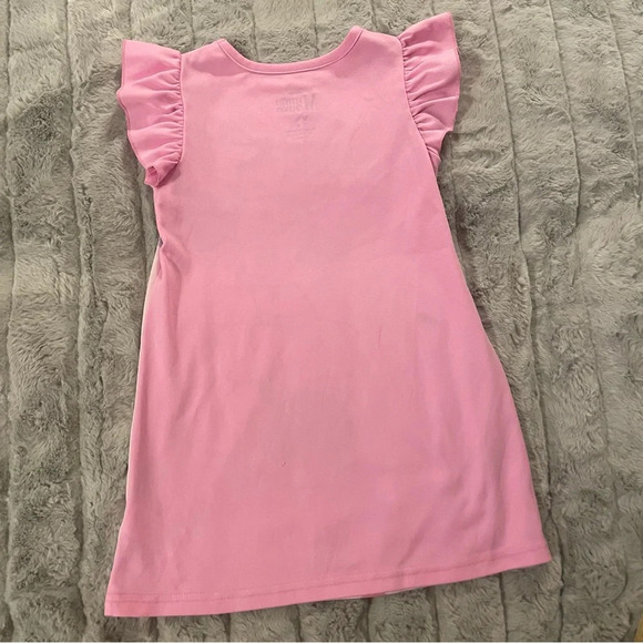 Disney Minnie Mouse Night Gown, Size 4, Pink, Polka Dots, Flutter Sleeves - Picture 2 of 6